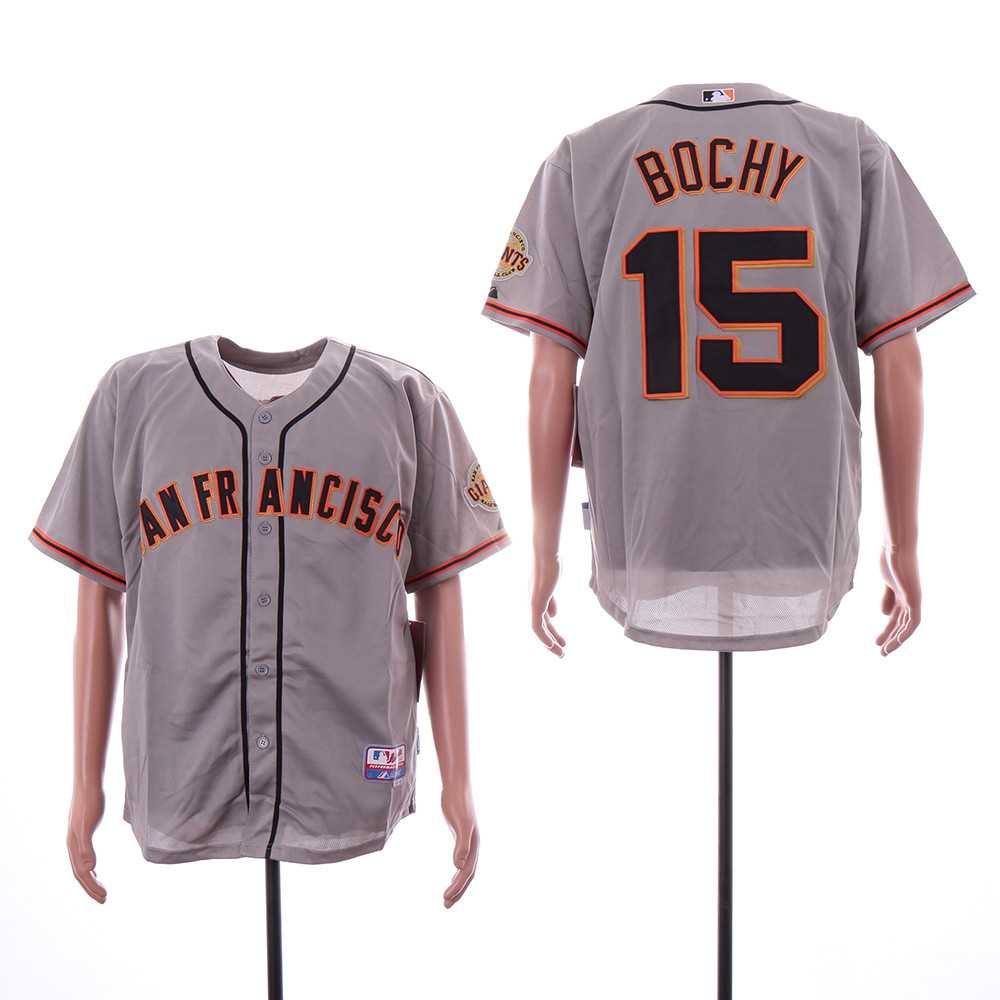 Giants 15 Bruce Bochy Gray Cool Base Jersey Sguo,We sell and wholesale Giants 15 Bruce Bochy Gray Cool Base Jersey Sguo on line form chian!